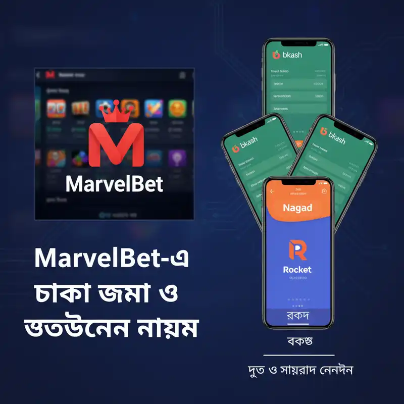 MarvelBet Payment Methods Bangladesh bKash Nagad Rocket